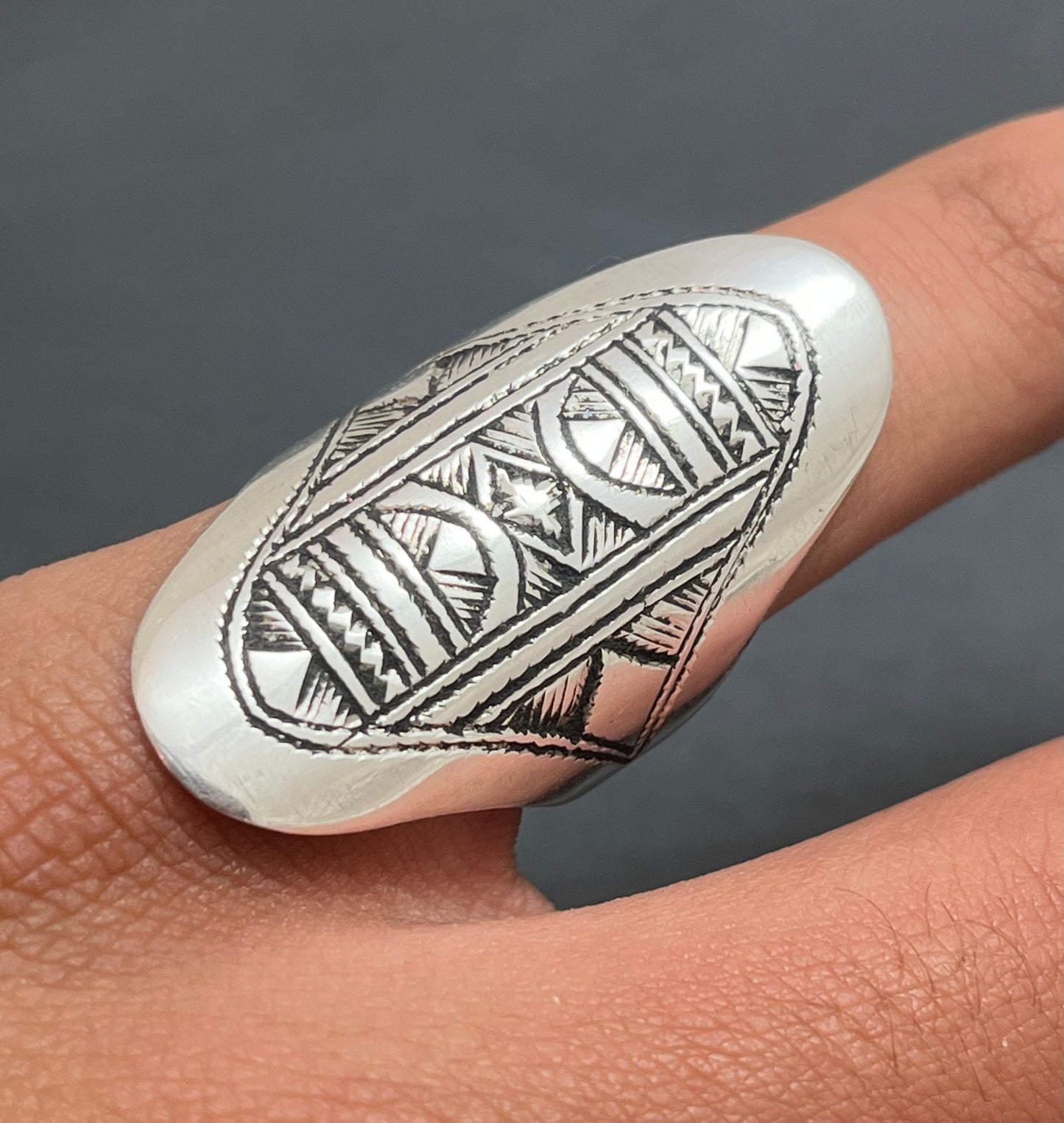 BAGUE ARGENT TOUAREG